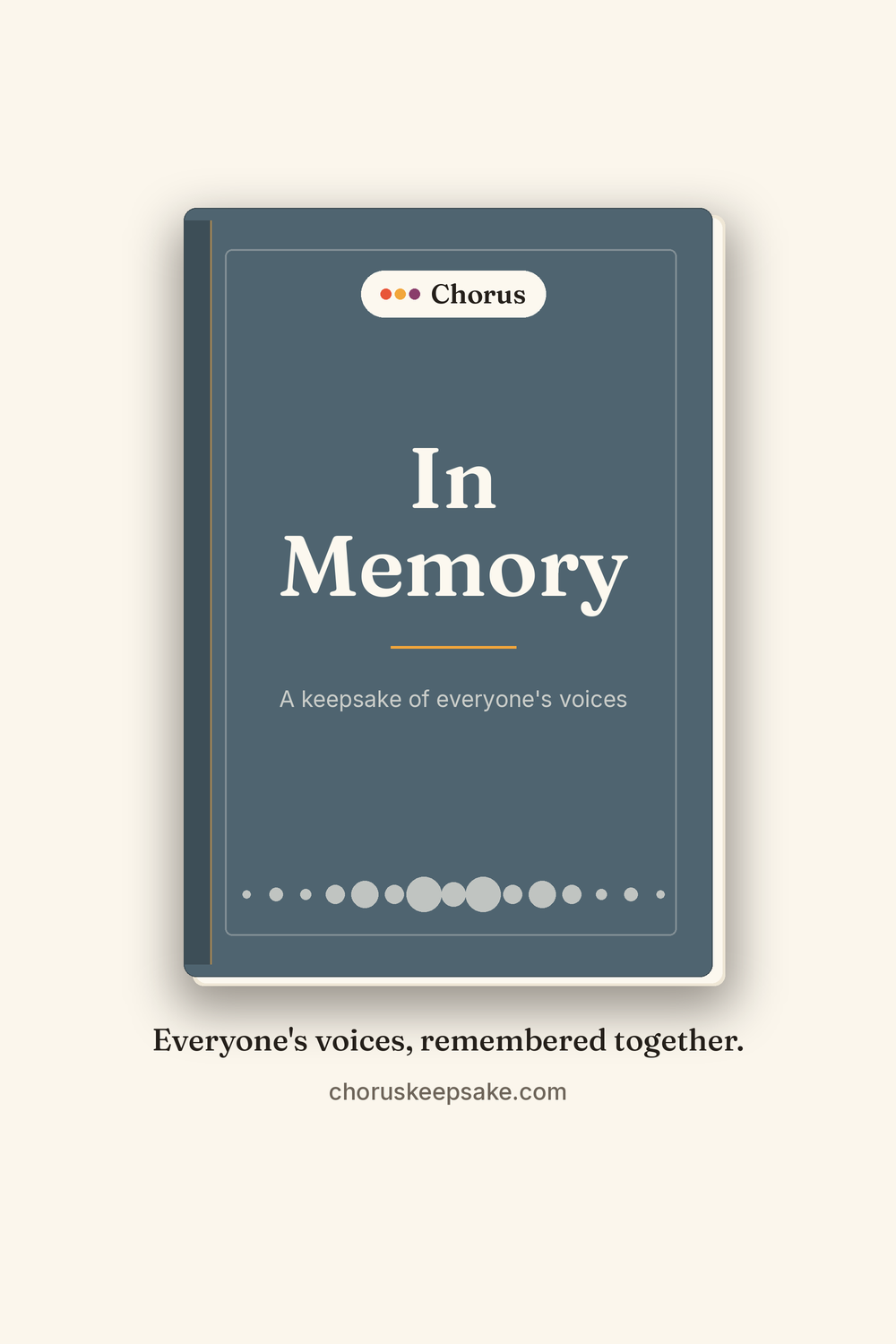 A memorial keepsake of a voice you can keep