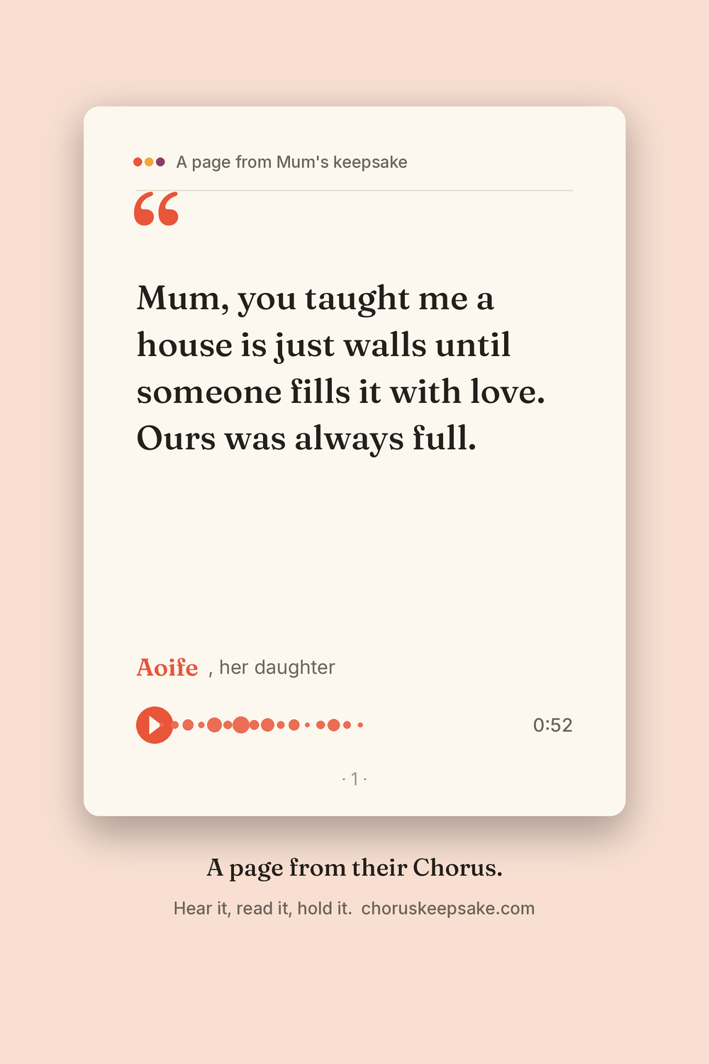 What to say in a voice message for someone you love